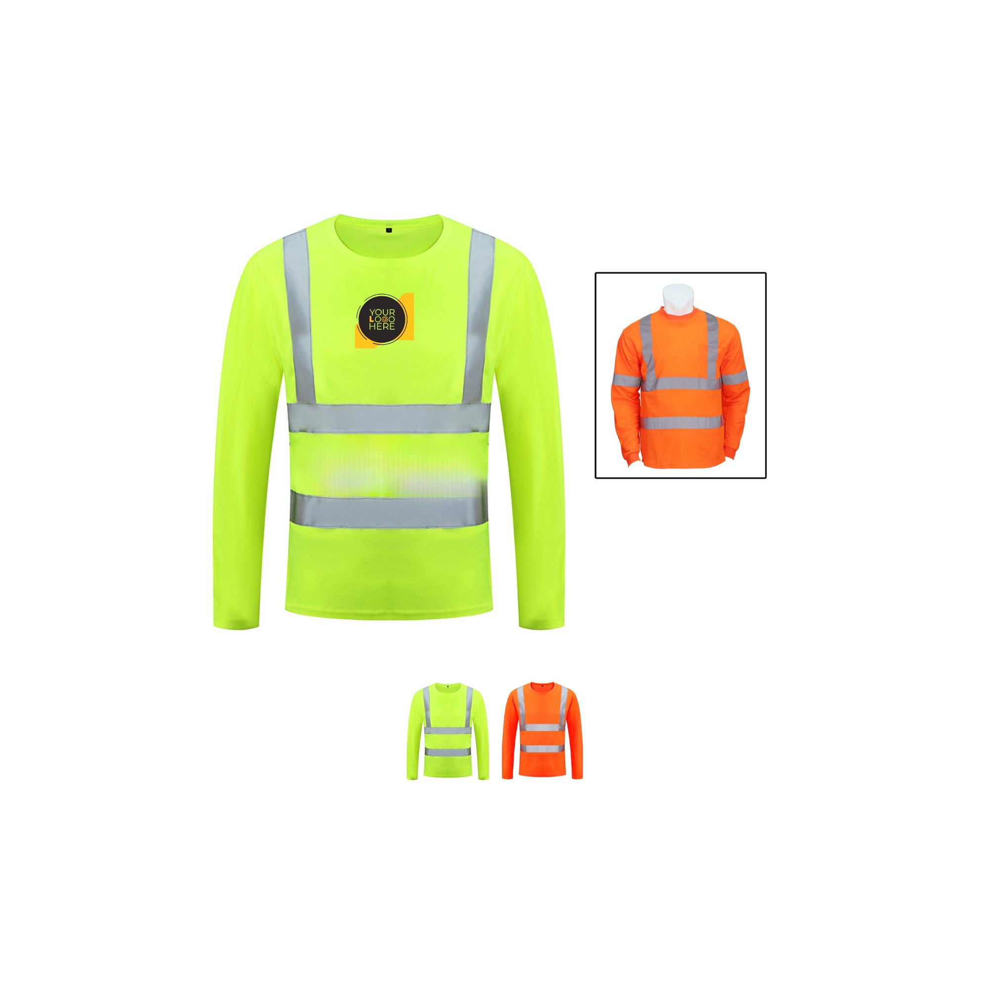 Reflective vests sweat-absorbing 