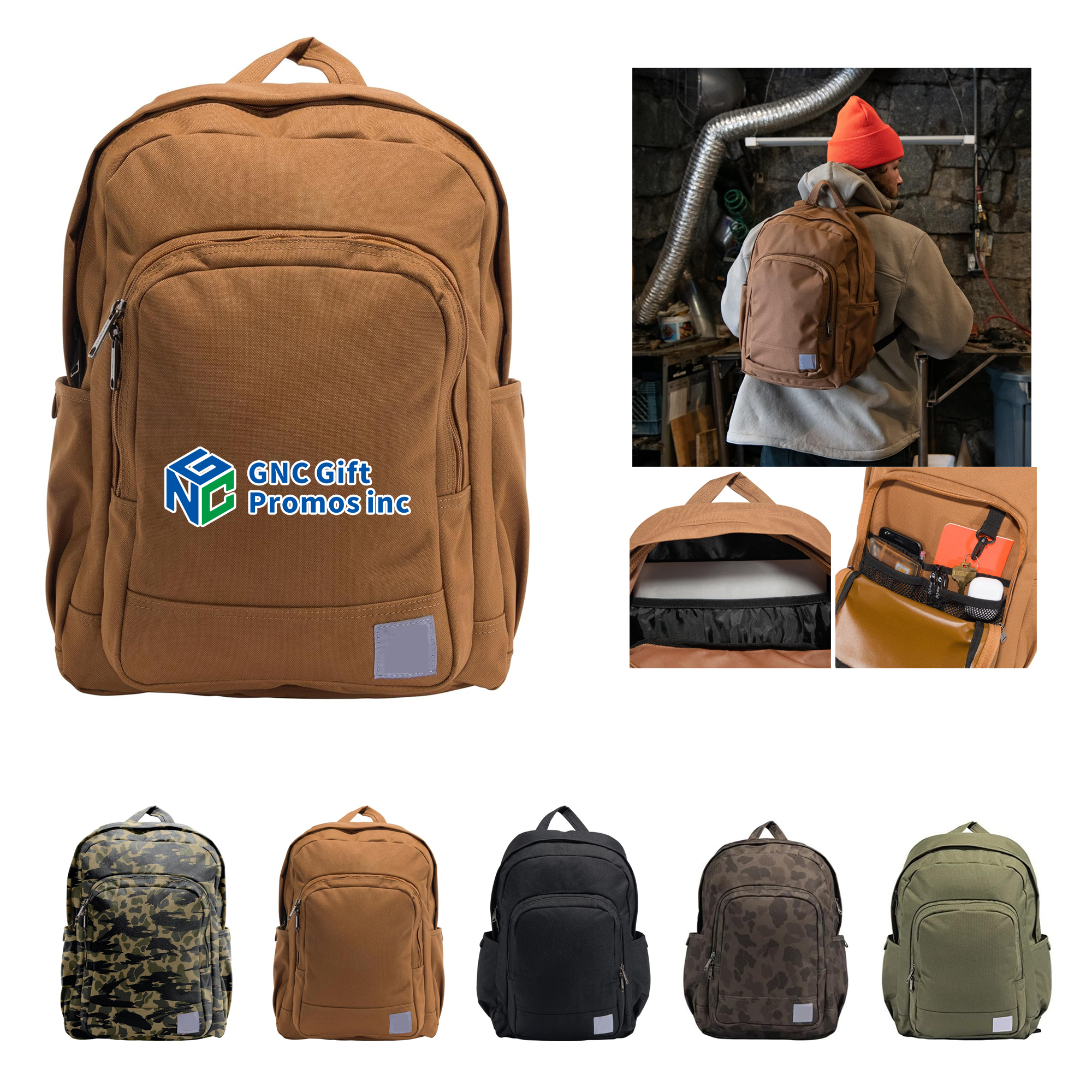 25L Classic Backpack: Durable Waterproof Bag with Laptop Sleeve