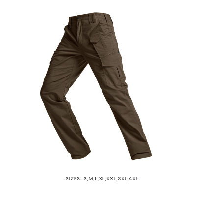 These are cross - border foreign trade tactical pants that were hot - selling in Europe and the US in 2024. They are new - style men's loose - fitting straight - leg sports mountaineering overalls - style pants with multiple pockets.