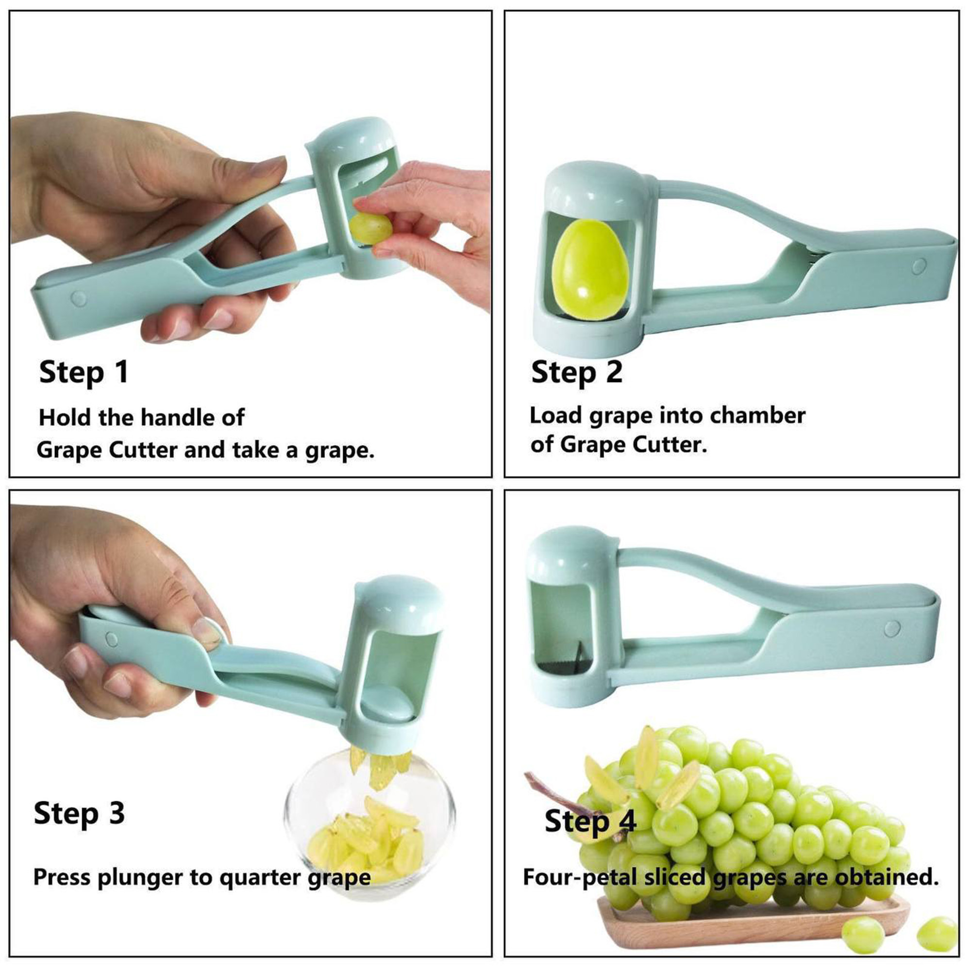 Rapid Berry & Fruit Cutter – Effortless to operate, swiftly cuts strawberries, perfect for yogurt bowls and fruit platters
