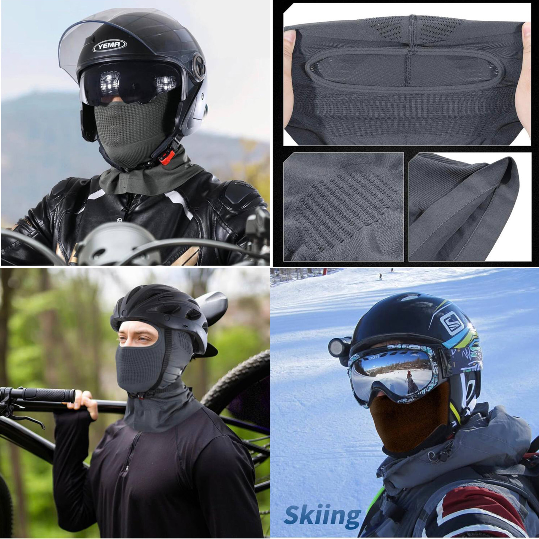 All-Season Outdoor Cycling Head Cover Mask