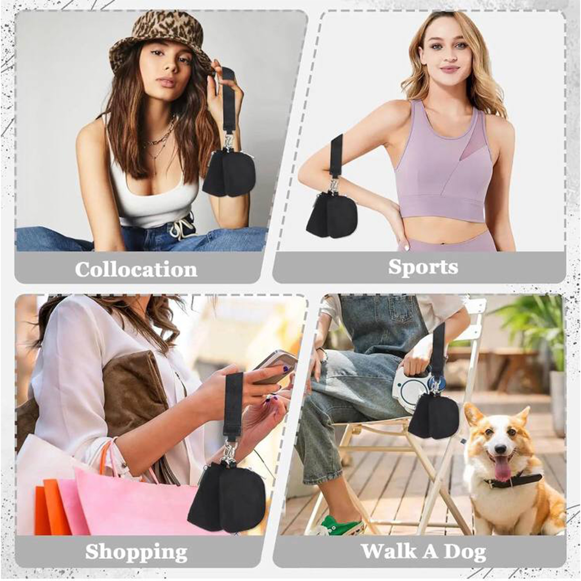 2024 Compact Wrist Bag – Includes Wrist Strap, Multiple Colors