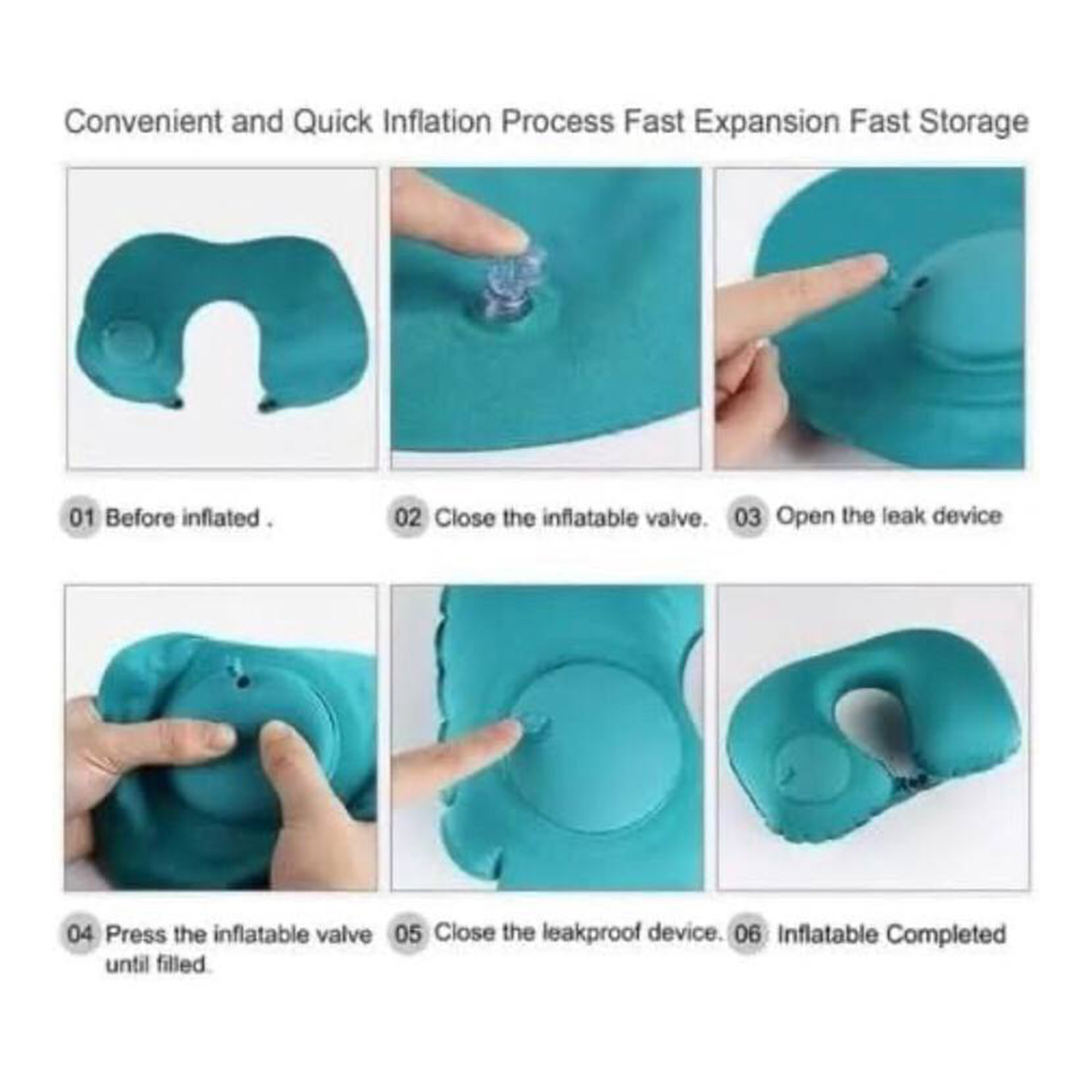 Mini Inflatable Neck Support Pillow – Width