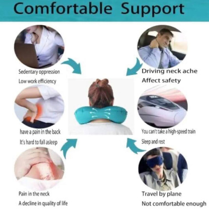 Mini Inflatable Neck Support Pillow – Width