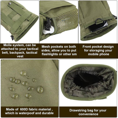 Mini Tactical Field Pouch with MOLLE Straps