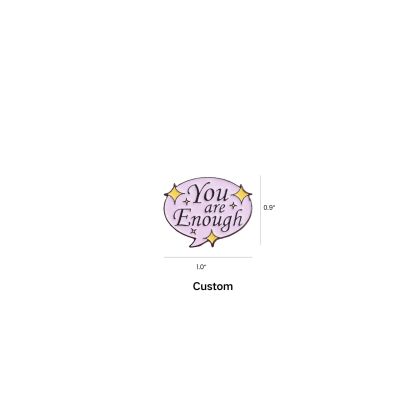 Tailorable Lapel Pins Emblem Word Adornments