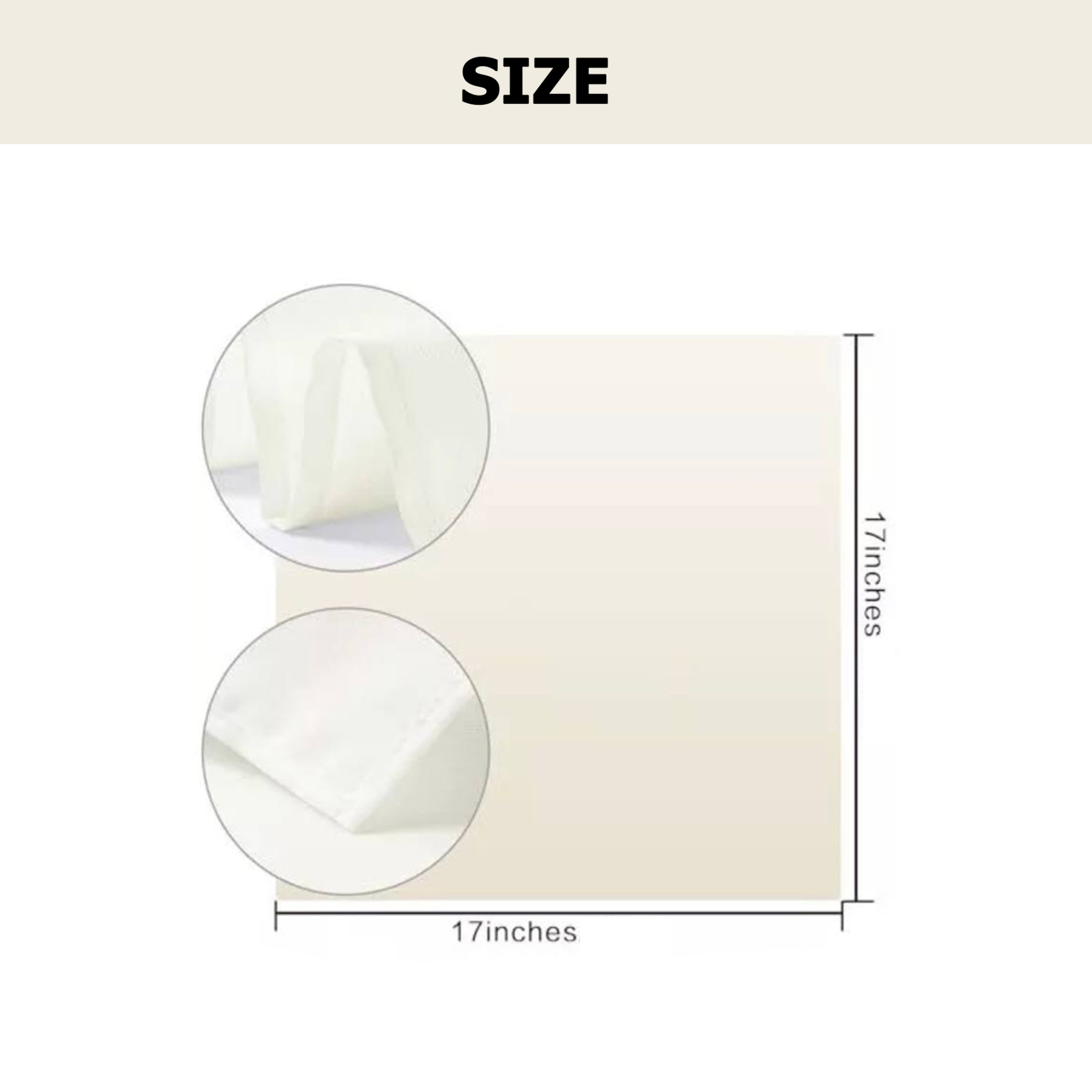 Elegant Satin Cloth Napkins 