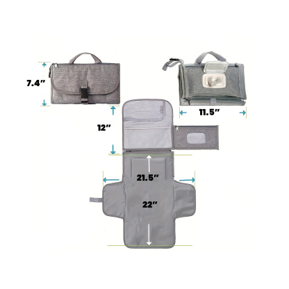 Premium Travel Baby Diaper Changing Mat Set – Essential for busy parents away from home,