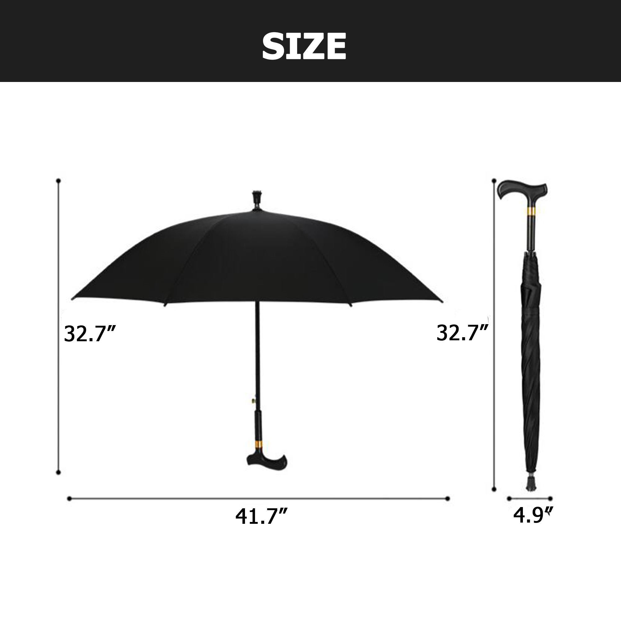 Senior Foldable Cane Walker with LED Light, Merges a walking cane and a foldable walker for stability.
