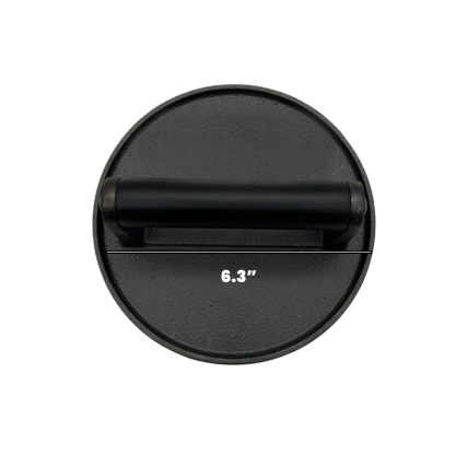 Heavy-Duty Cast Iron Meat Press – Ideal for Outdoor Picnics, Barbecues, and Indoor Grilling