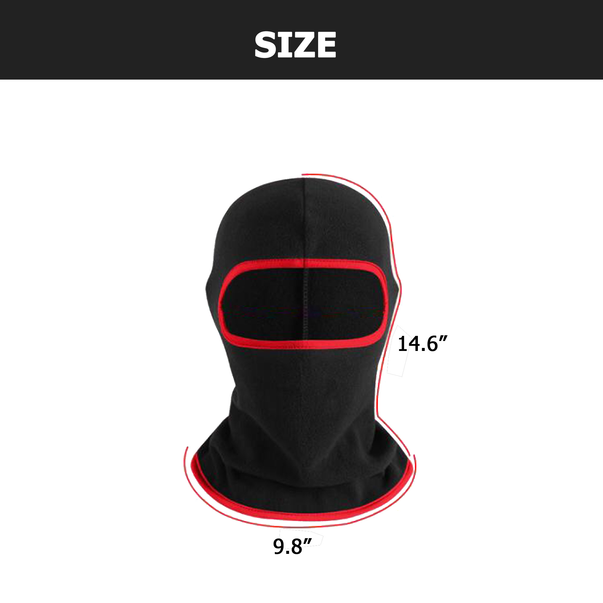  Outdoor Adventure Fleece Hiking Neck Gaiter