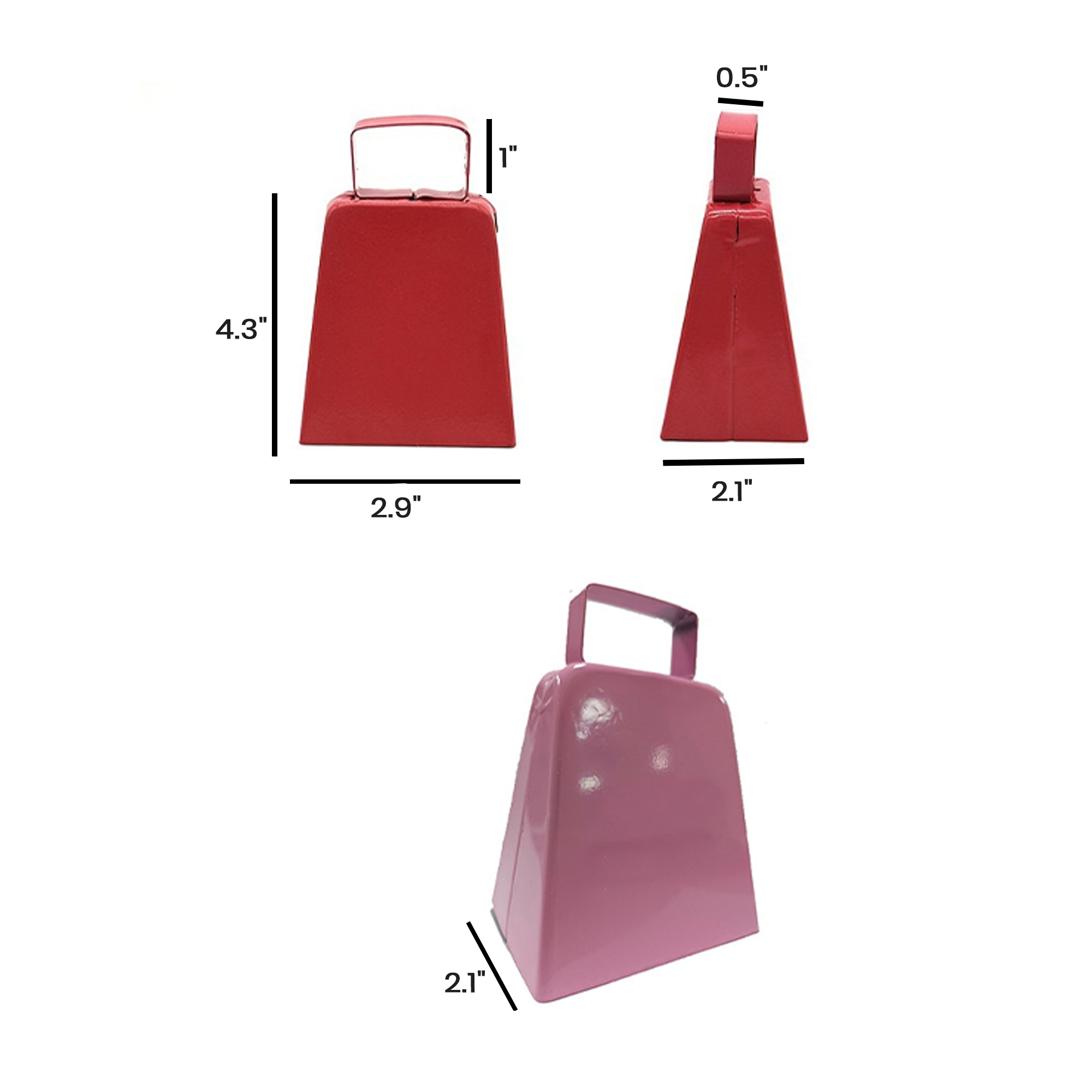 4-inch cowbell