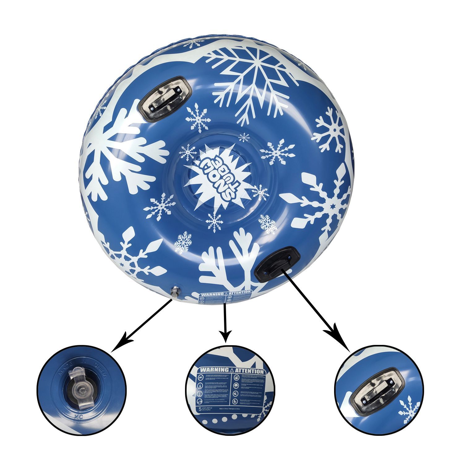 Round Inflatable Snow Ride