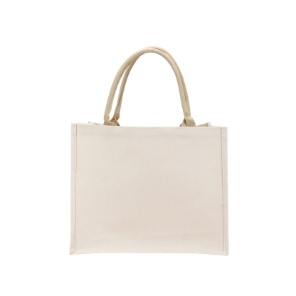 Plain Canvas Shopping Tote