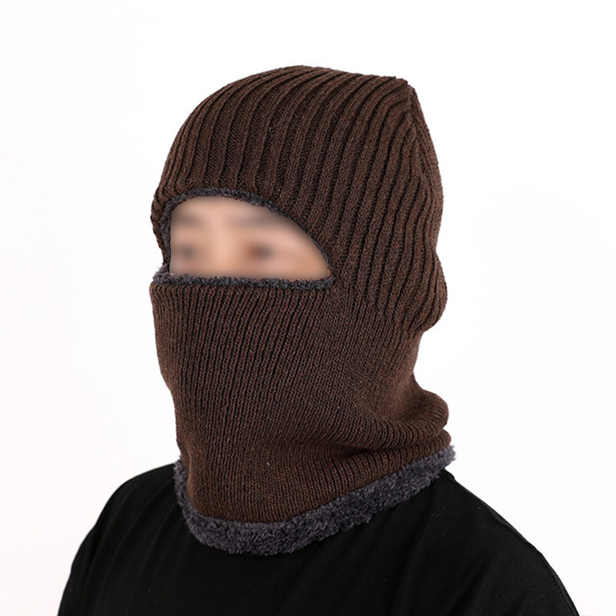 Men’s Fleece Lined Winter Pullover Cap