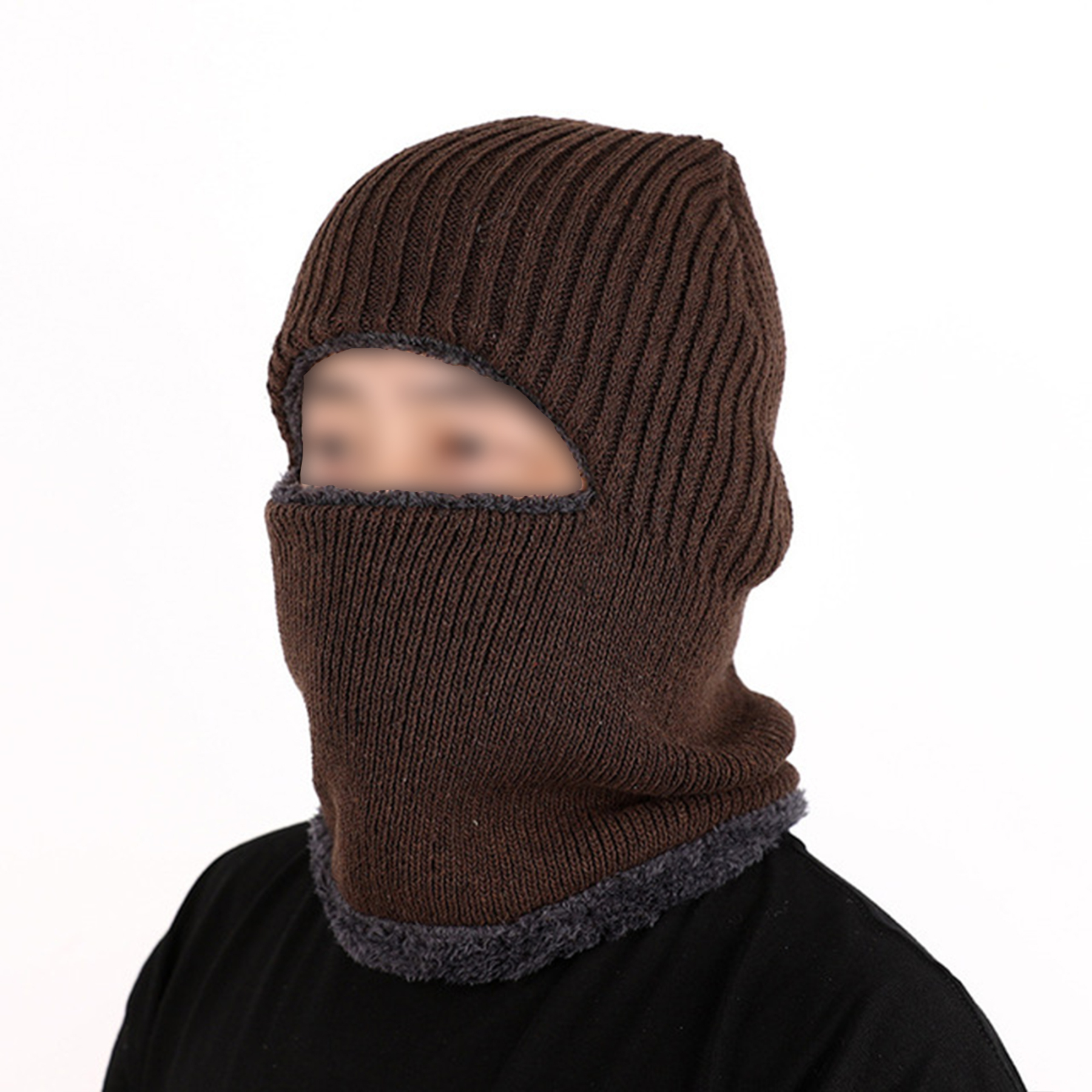 Men’s Fleece Lined Winter Pullover Cap
