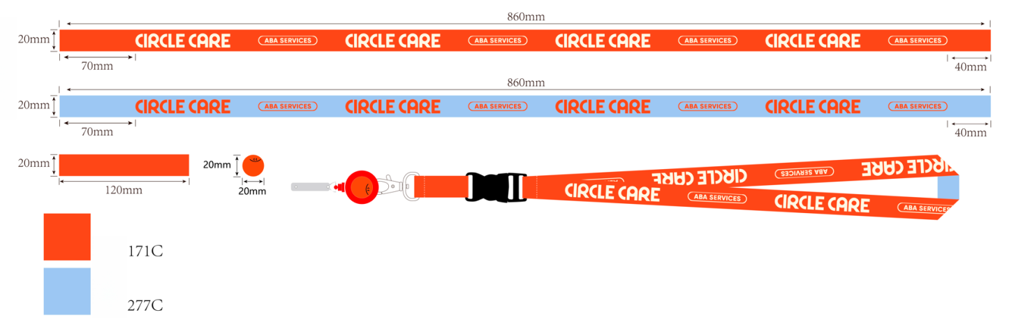 Lanyards plus retractable badge holder