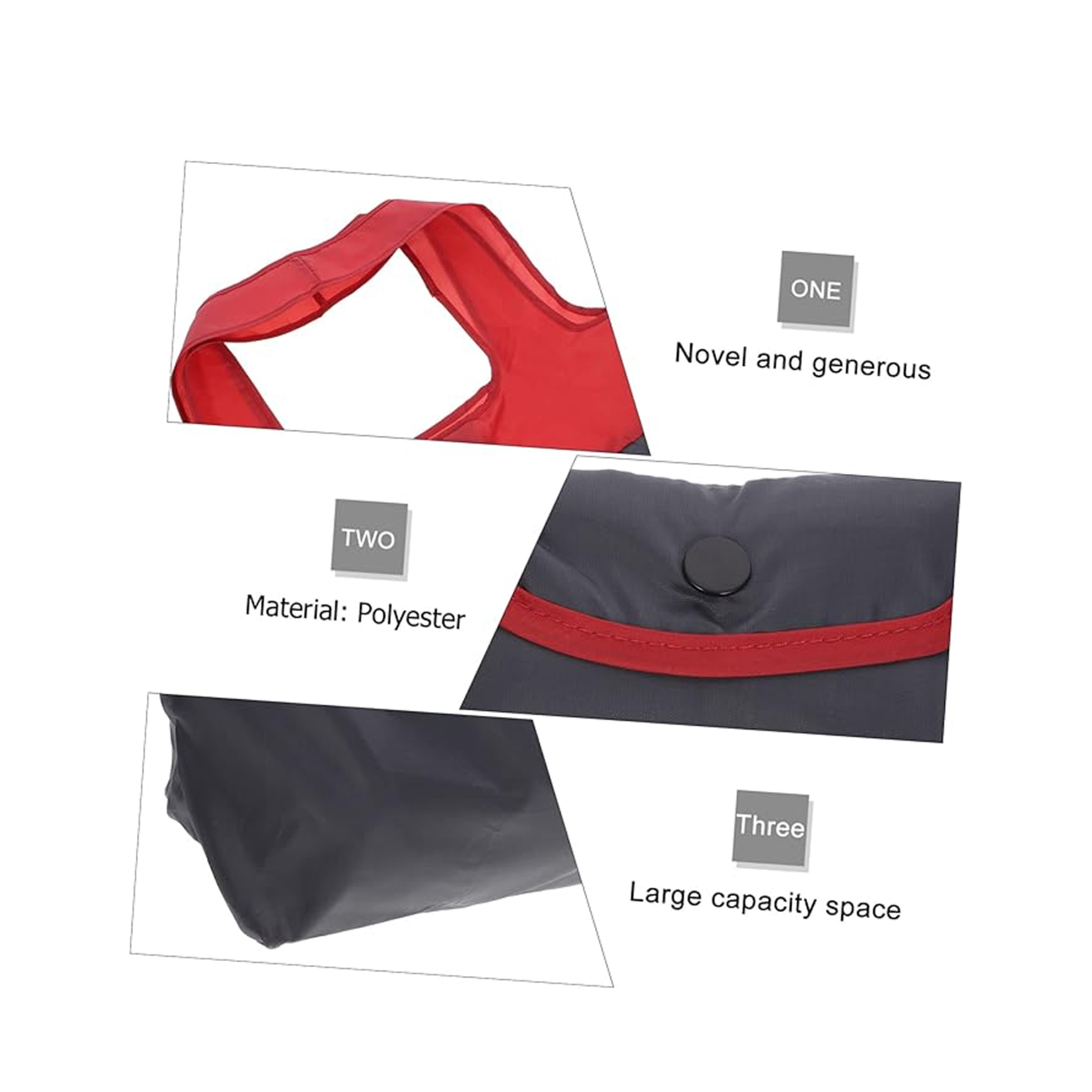 Recyclable Nylon Collapsible Tote Bag