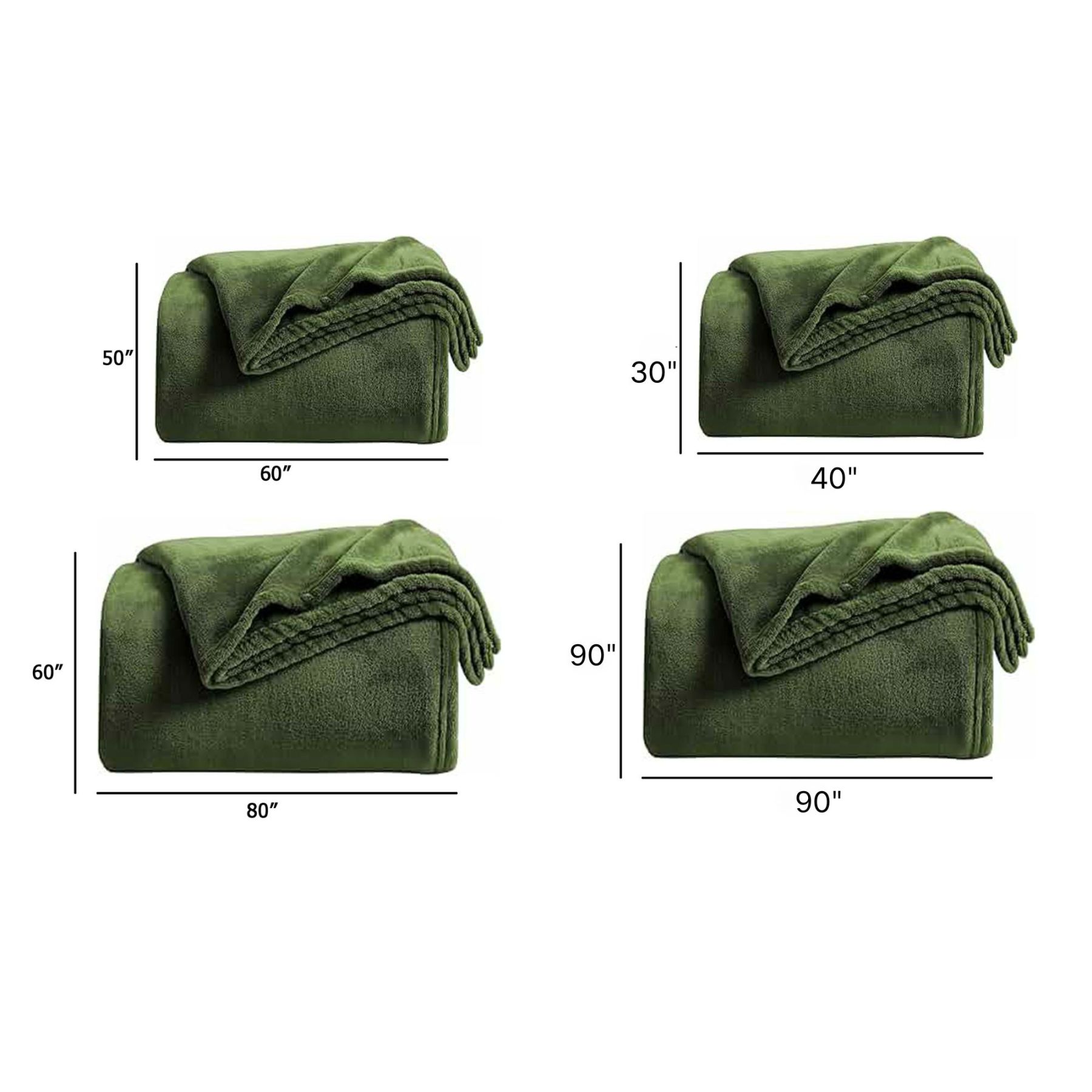Featherlight Microfiber Fleece Throw Blanket