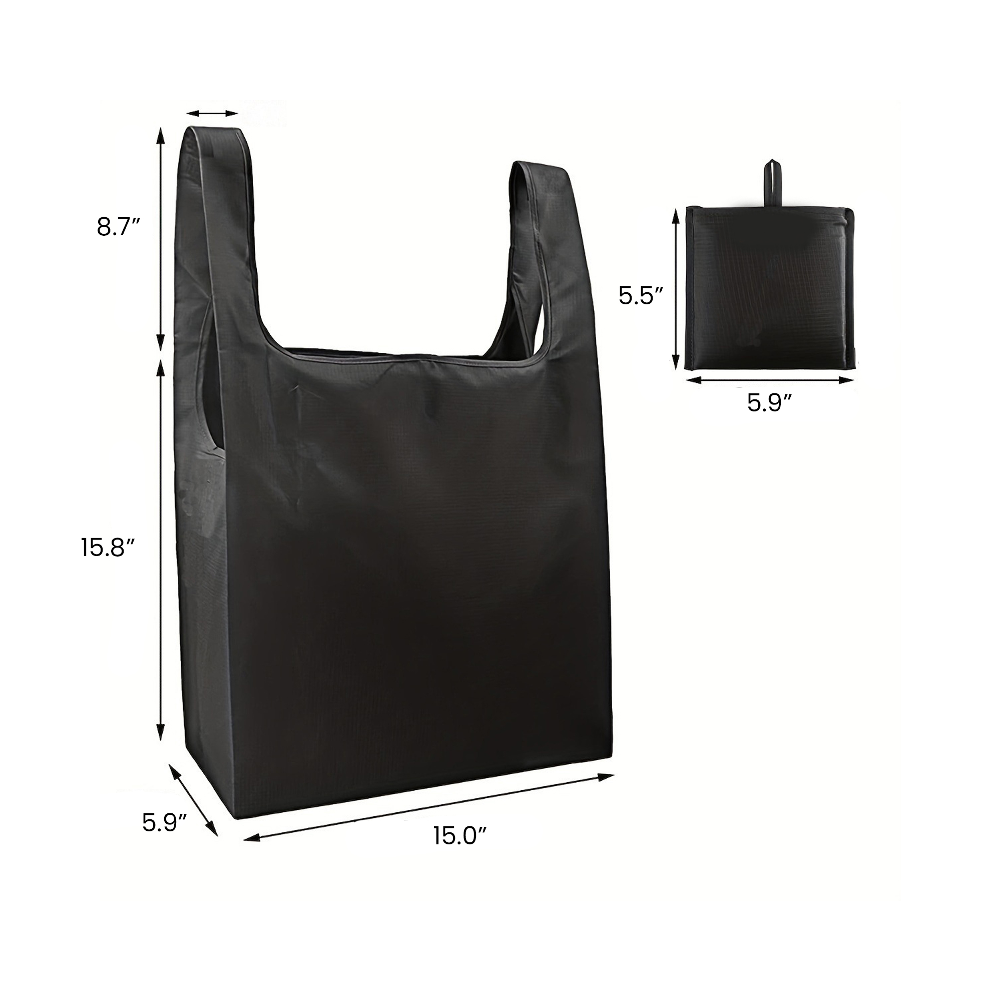 Basic Spacious Shopping Tote 