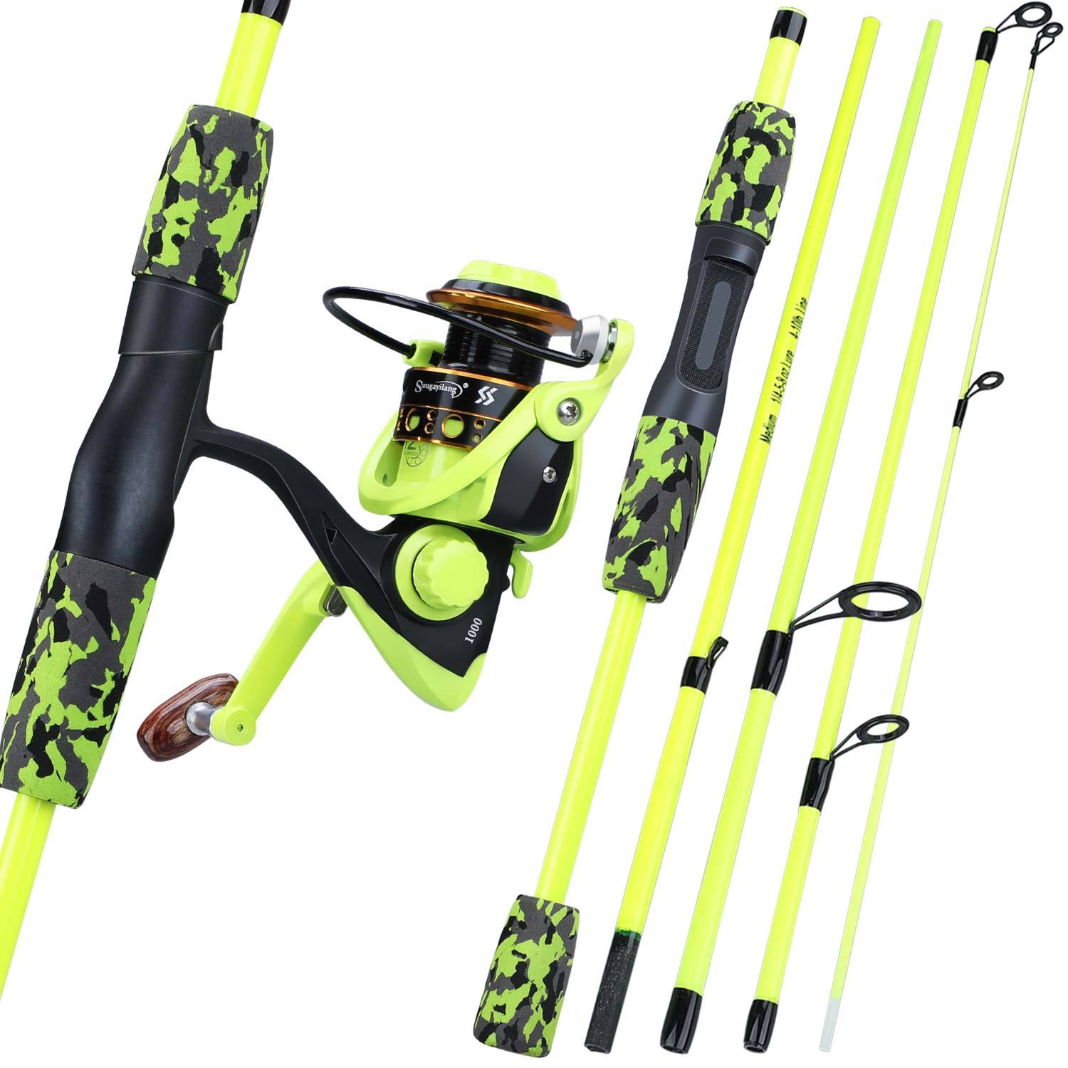 Conjunto de vara de pesca Suga Irã combinação de pesca para viagens