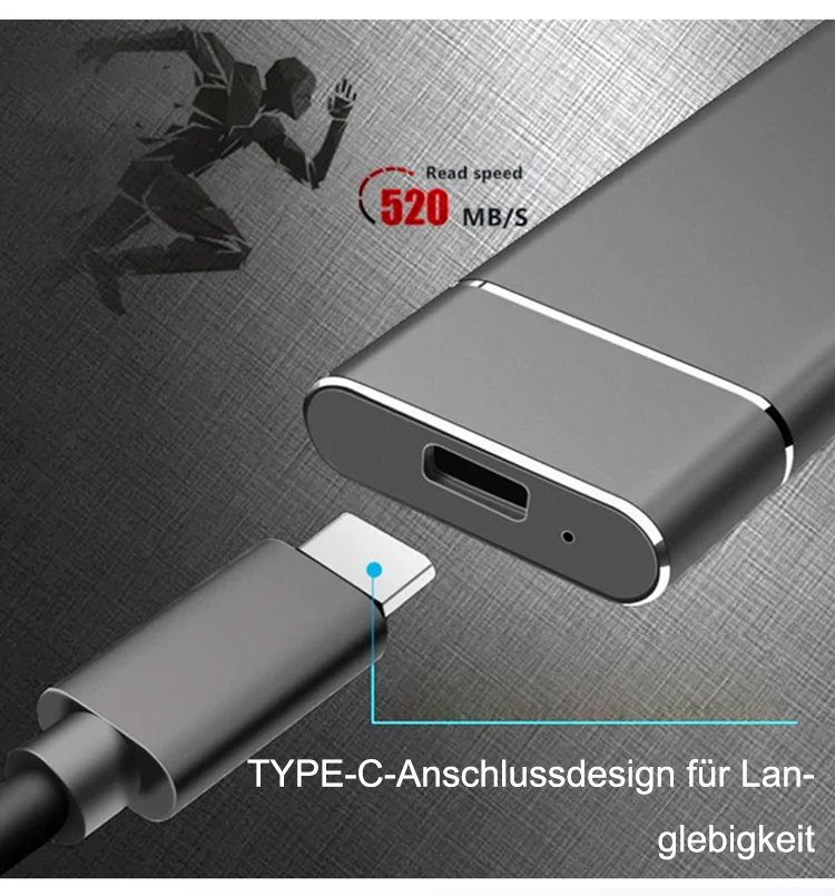 Tragbare Solid-State-Mini-Festplatte