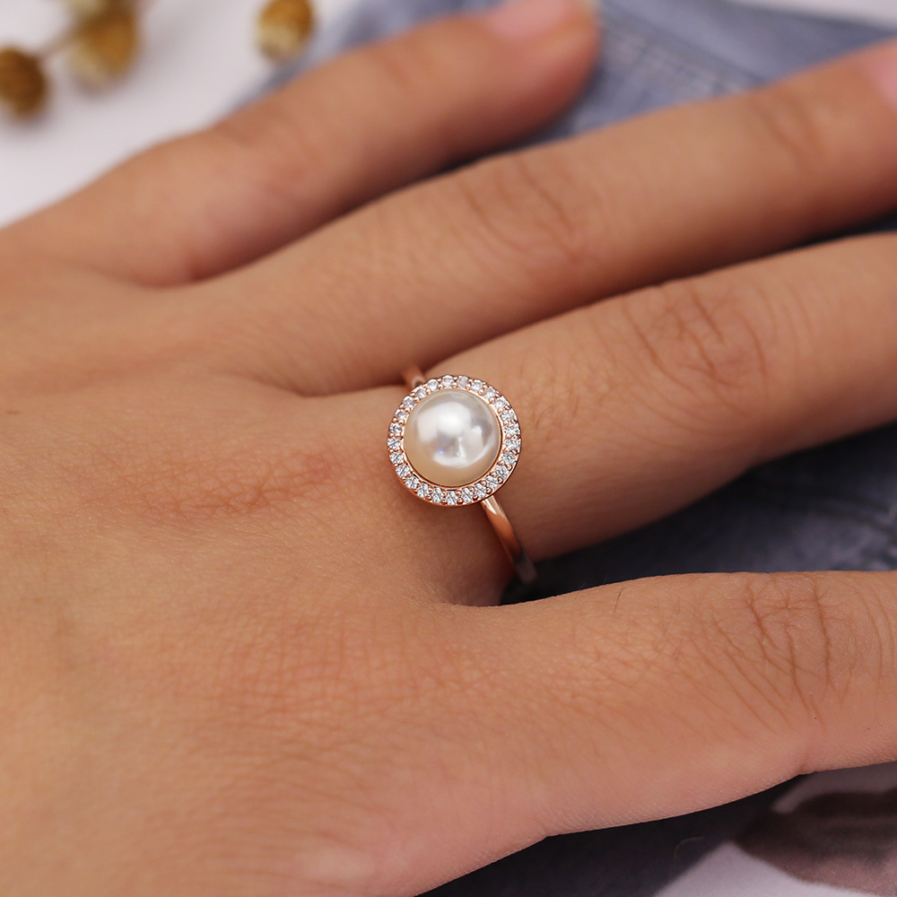 PAVOI Inele de piatră de naștere cu cristal placat cu aur de 14K | Inele pentru femei