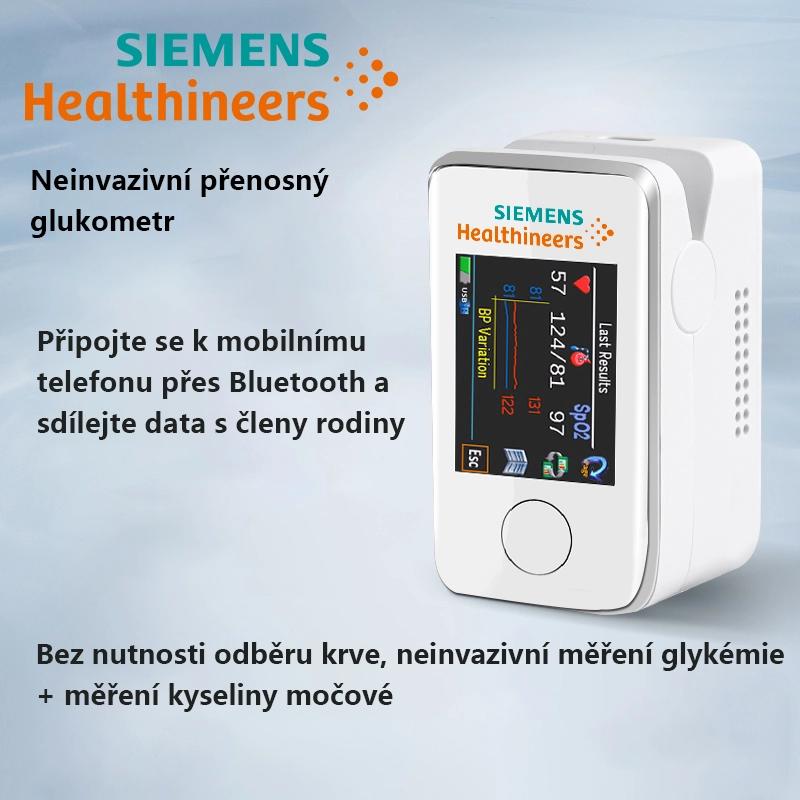 【🔥Veľké zníženie ceny】 Multifunkčný glukomer Siemens