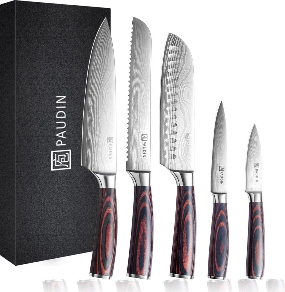 Sada profesionálnych nožov japonského dizajnu PAUDIN NS5🔪