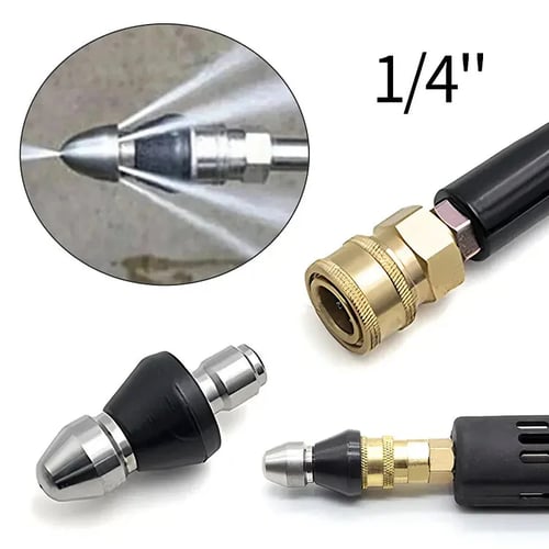 ⏰ÚLTIMO DIA 80% OFF - Ferramenta de limpeza de esgotos com bocal de alta pressão
