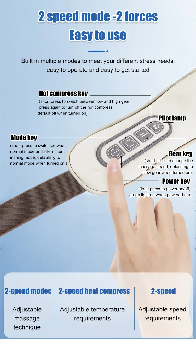 🔥Patyrėte puikų atsipalaidavimą su išmaniuoju humanoidiniu kaklo masažuokliu - Jūsų asmeniniu masažuotoju!