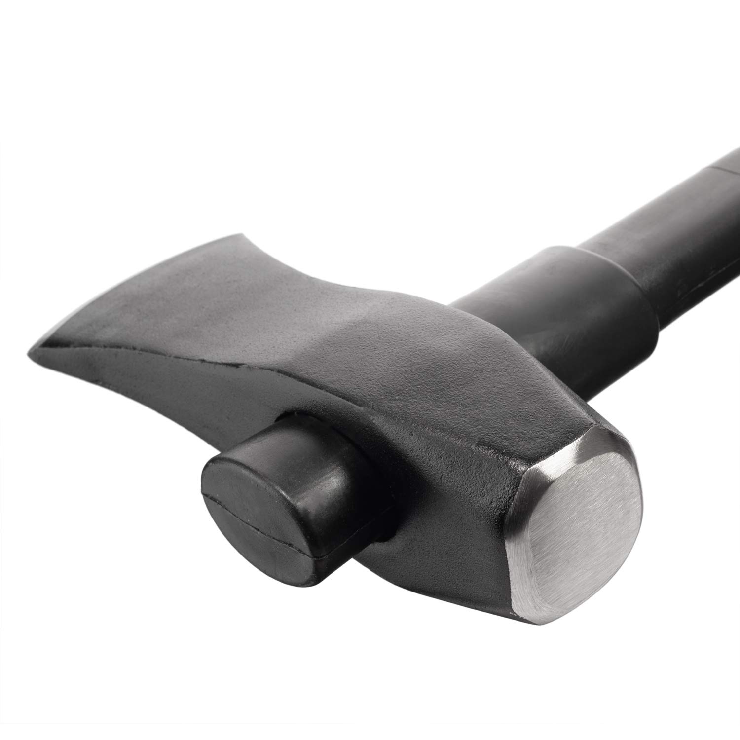 INTERTOOL 24 colių metimo kirvis, 2,2 svaro, trumparankis kirvis, stovyklavimo krepšys, amortizacinė stiklo pluošto rankena, su ašmenų dangteliu HT-0263