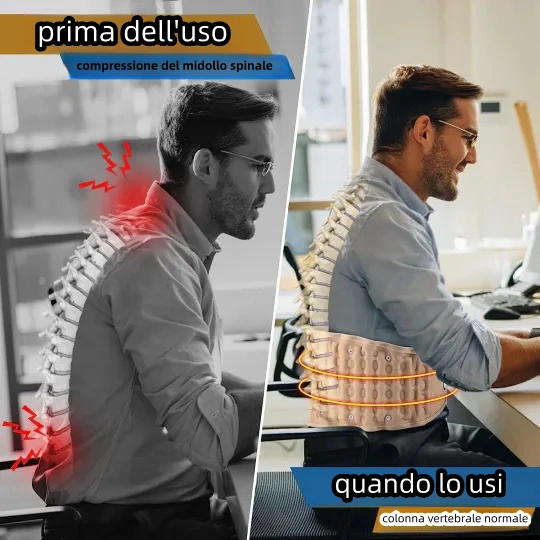 👍Cintura di decompressione lombare: supporto lombare per alleviare il mal di schiena