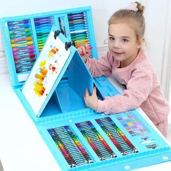 Deluxe 6-in-1 Kunst-Kreativitäts-Set(🎁Das beste Geschenk für Kinder)