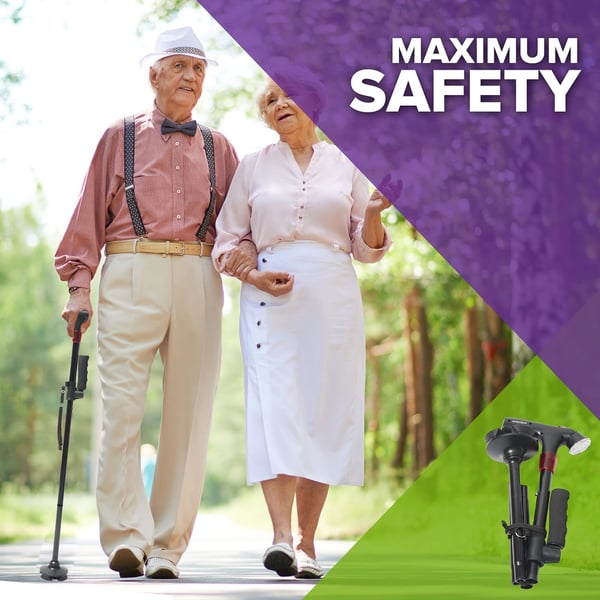 👴🧓Doppelgriff faltbarer LED-Lichtstock