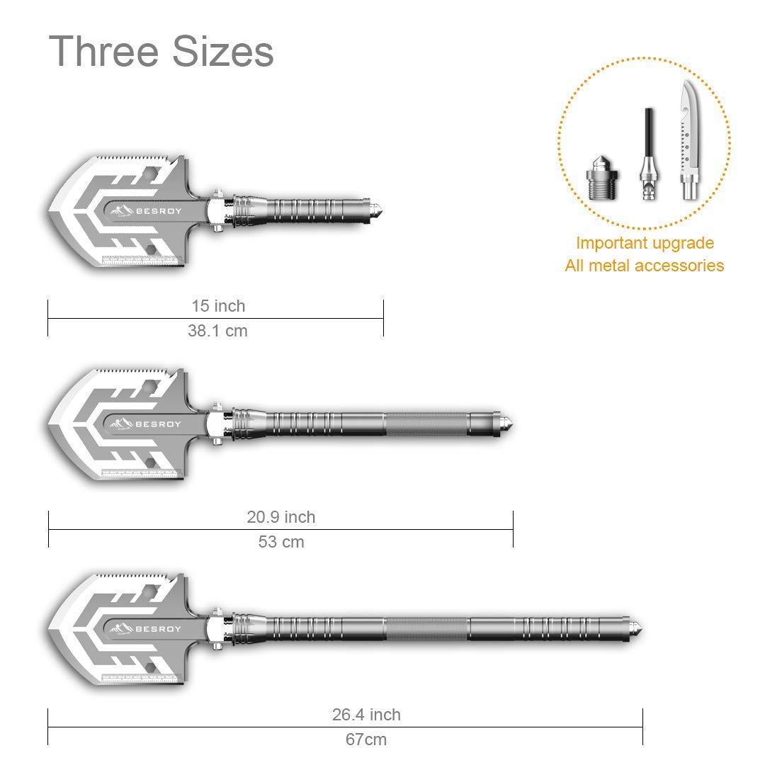 ⚒️⚒️Lopata tactica Lopata pliabila multifunctionala 23-in-1 Instrumentul suprem de supravietuire