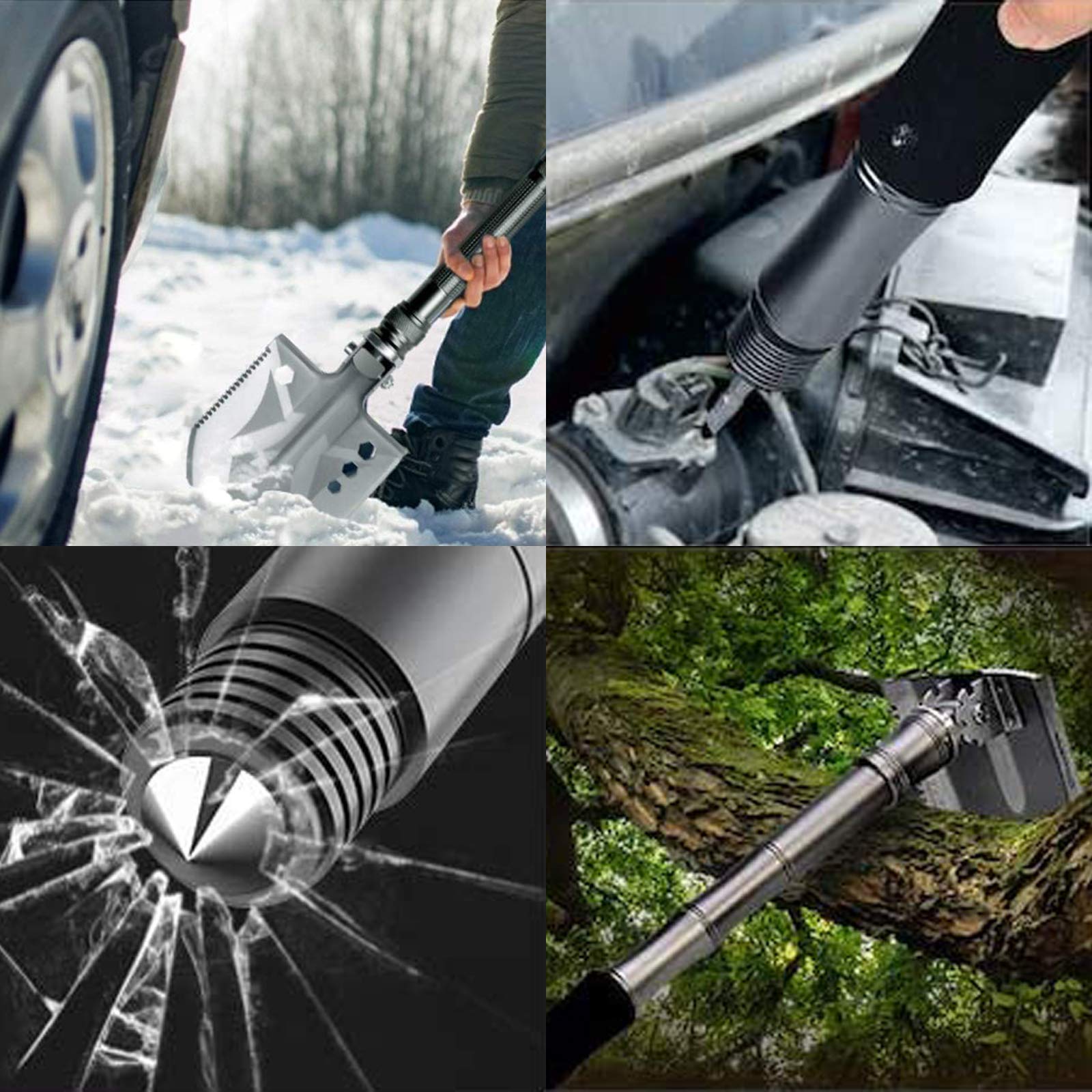 ⚒️⚒️Lopata tactica Lopata pliabila multifunctionala 23-in-1 Instrumentul suprem de supravietuire