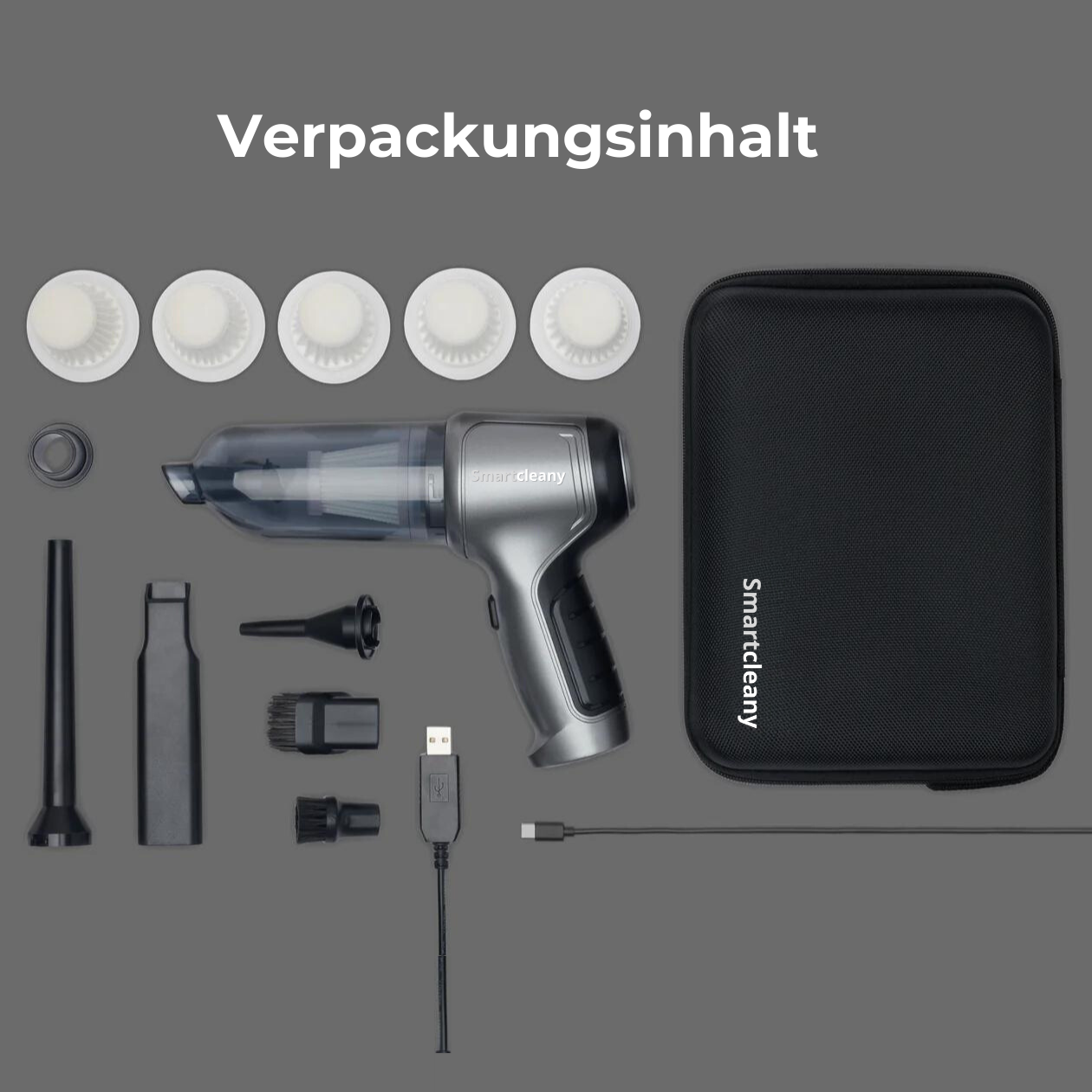 50 % Rabatt auf den aktuellen Preis! Superstarker Handstaubsauger, effiziente Reinigung ohne tote Winkel