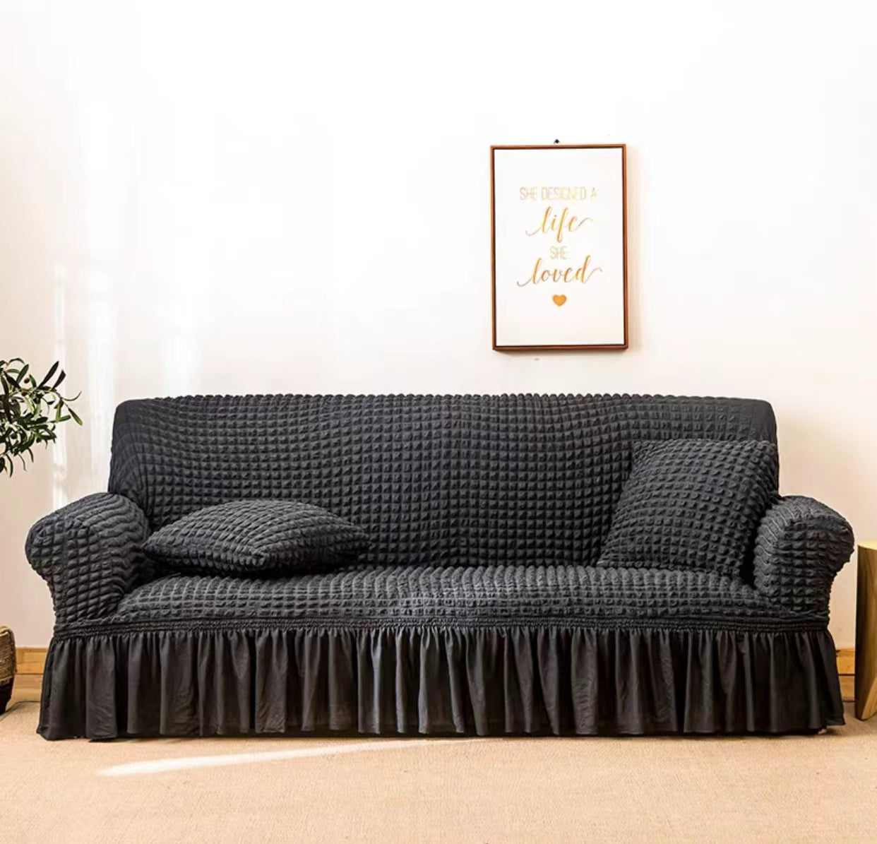 2023 Stretch Sofa Abdeckung all-inclusive Universal-Modelle, Blase Garn Sofa Abdeckung, Anti-Katzen-Kratzer vier Jahreszeiten universal