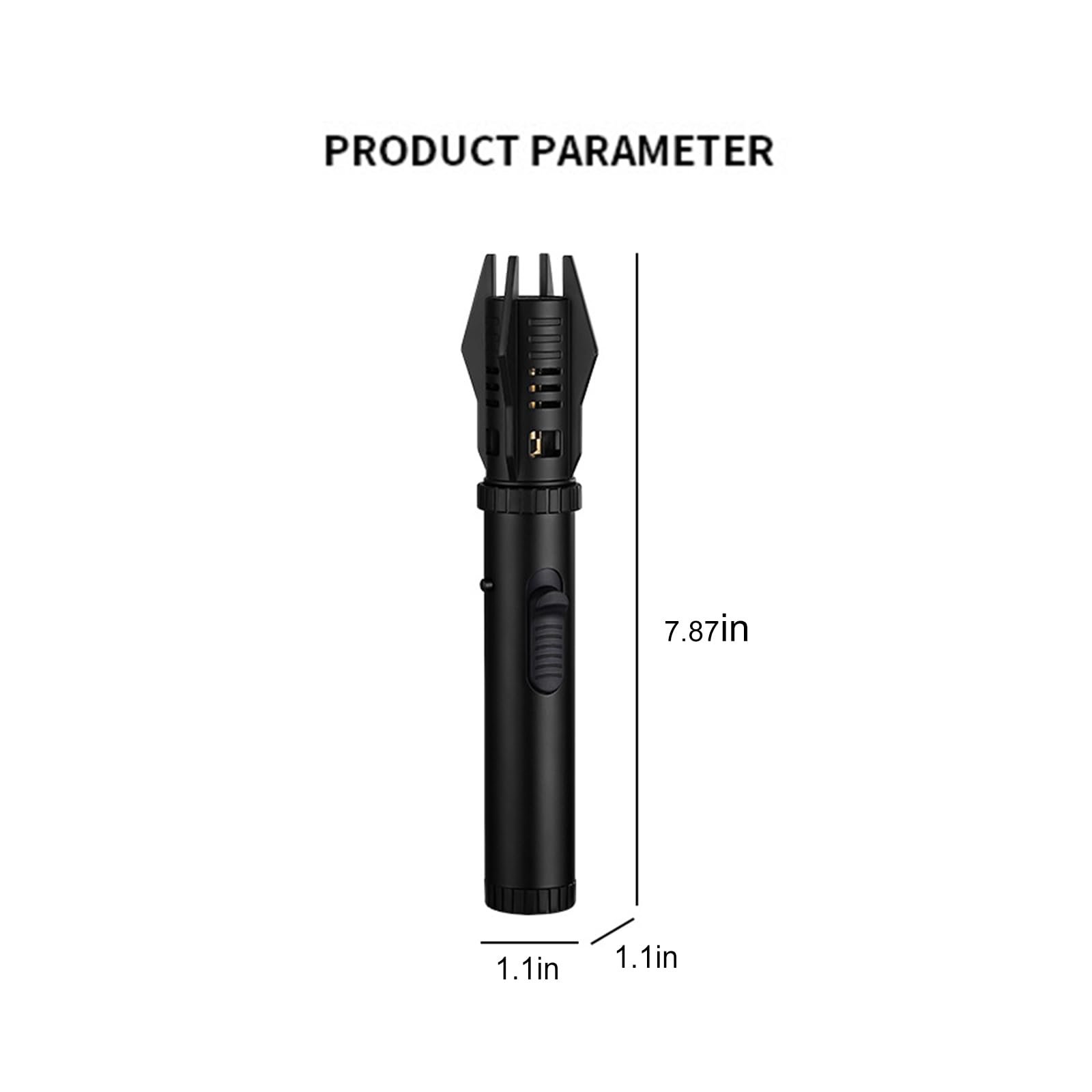 💥💥(FRETE GRATUITO) - Isqueiro de chama de sabre de luz à prova de vento 360°
