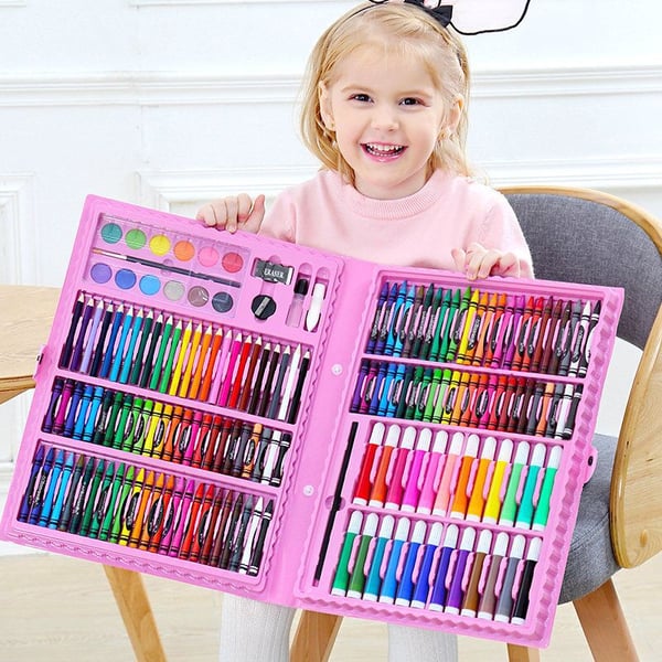 Deluxe 6-in-1 Kunst-Kreativitäts-Set(🎁Das beste Geschenk für Kinder)