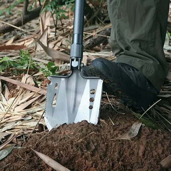 🏕️ Uma pá de sobrevivência versátil🔥💪