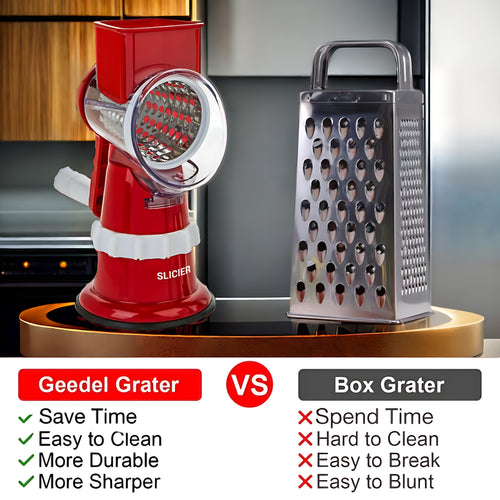 Tăiător de legume cu tambur multifuncțional