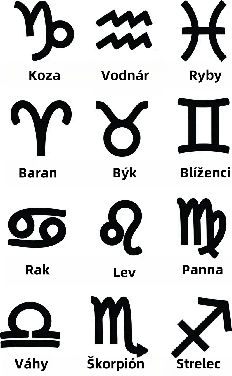 🌟🌈 Exkluzívny náhrdelník so znamením zverokruhu z 18k zlata s exkluzívnym kameňom ✨🎁 (unisex)