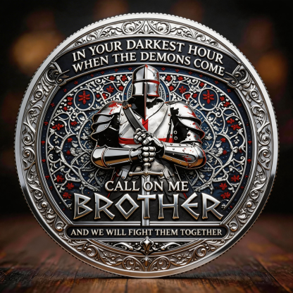 ⚡️Last Day 60% OFF - Brotherhood of Knights Commemorative Coin ⚔️🪙🛡️