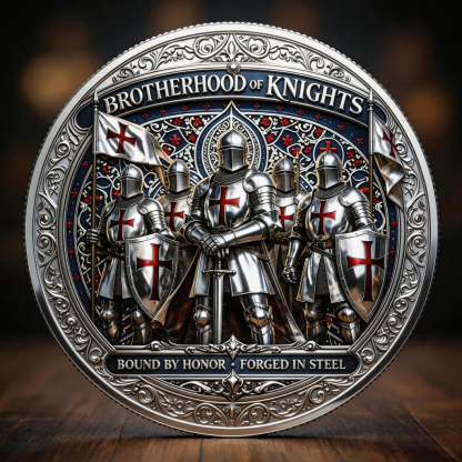 ⚡️Last Day 60% OFF - Brotherhood of Knights Commemorative Coin ⚔️🪙🛡️