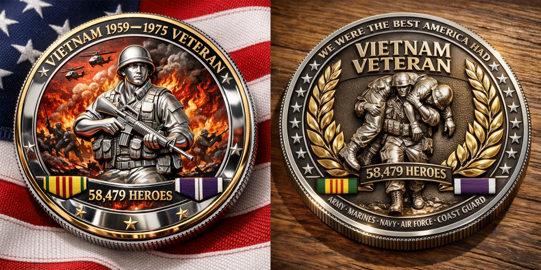 Vietnam Veteran Honor Commemorative Coin