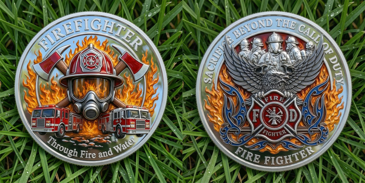 Last Day 60% OFF - Firefighter Honor Tribute Commemorative Coin