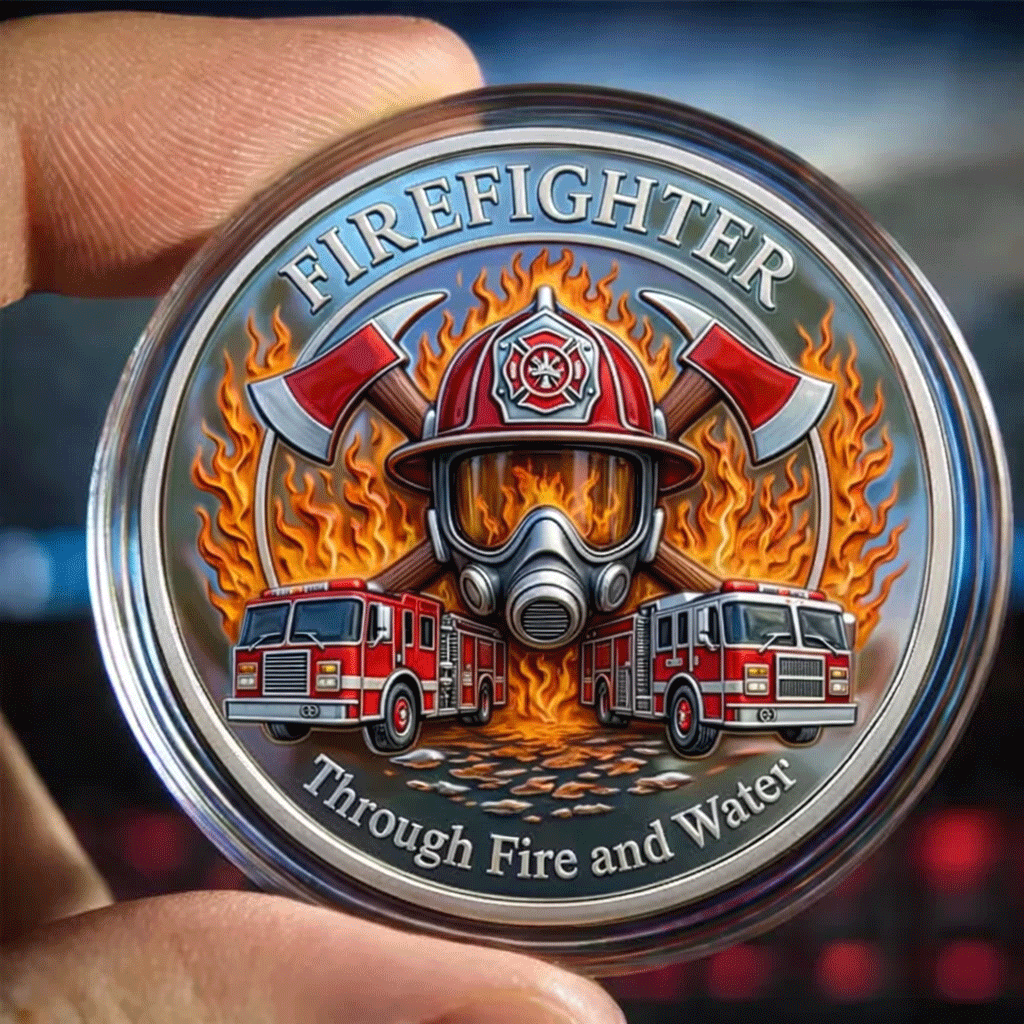 ⚡️Last Day 60% OFF - Firefighter Honor Tribute Commemorative Coin 🚒🔥🪙