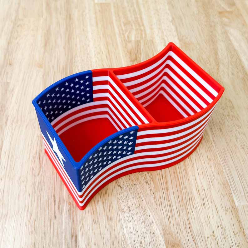 🎁Last Day 60% OFF - Patriotic Cutlery Straw Holder